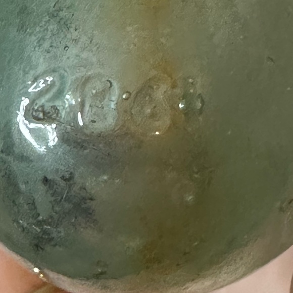 Antique 1800s Light Green Torpedo Bottle - Picture 4 of 9